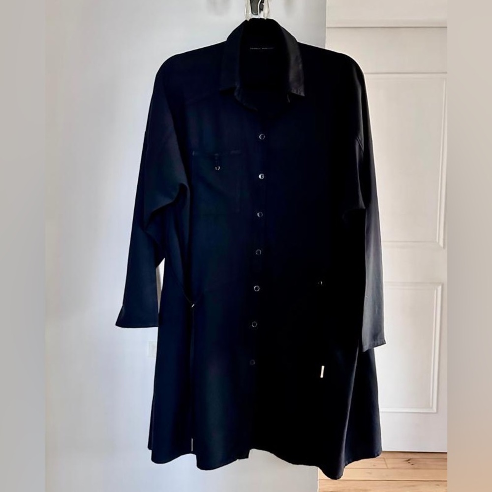 Lurdes Bergada Artsy Panneled Button Down Midi Dress. (like Rundholz)